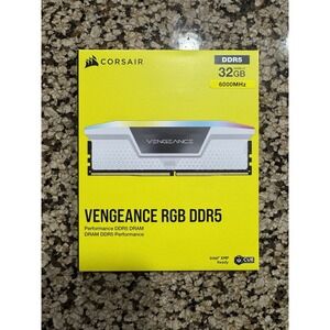 CORSAIR Vengeance RGB 32GB (2 x 16GB) 288-Pin PC RAM DDR5 6000 (PC5 48000) ❤️✅